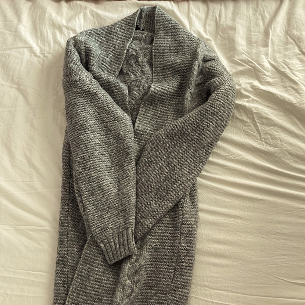 Express | Grey Knitted Cardigan